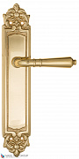 Дверная ручка на планке Fratelli Cattini "TOSCANA" PL96-OLV полированная латунь