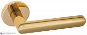 Дверная ручка на круглом основании Fratelli Cattini "NEVADA" 7FS-OLV полированная латунь