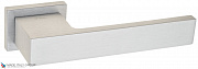 Дверная ручка на прямоугольном основании Fratelli Cattini "COSMO A" 6-CS матовый хром