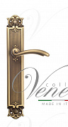 Дверная ручка Venezia "VERSALE" на планке PL97 матовая бронза