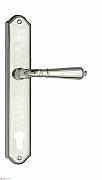 Дверная ручка Venezia "VIGNOLE" CYL на планке PL02 полированный хром