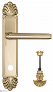 Дверная ручка Venezia "EXA" WC-4 на планке PL87 полированная латунь