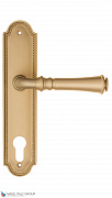 Дверная ручка на планке Fratelli Cattini "GRACIA" CYL PL248-BS матовая латунь