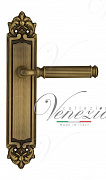 Дверная ручка Venezia "MOSCA" на планке PL96 матовая бронза