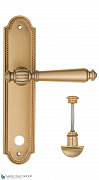 Дверная ручка на планке Fratelli Cattini "MARANI" WC-2 PL248-BS матовая латунь