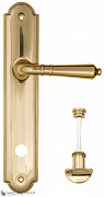Дверная ручка на планке Fratelli Cattini "TOSCANA" WC-2 PL257-OLV полированная латунь