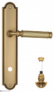 Дверная ручка Venezia "MOSCA" WC-4 на планке PL98 французское золото