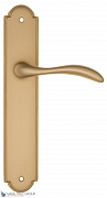 Дверная ручка на планке Fratelli Cattini "LUCCIA" PL257-BS матовая латунь