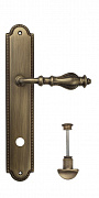 Дверная ручка Venezia "GIFESTION" WC-2 на планке PL98 матовая бронза
