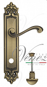 Дверная ручка Venezia "VIVALDI" WC-2 на планке PL96 матовая бронза