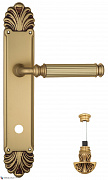 Дверная ручка Venezia "MOSCA" WC-4 на планке PL87 французское золото