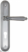 Дверная ручка на планке Fratelli Cattini "TORCELLO" CYL PL288-CR полированный хром
