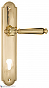 Дверная ручка на планке Fratelli Cattini "MARANI" CYL PL257-OLV полированная латунь
