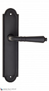 Дверная ручка на планке Fratelli Cattini "TOSCANA" PL248-NM матовый черный