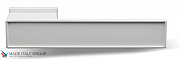 Дверная ручка на прямоугольном основании Fratelli Cattini "COSMO CAVITA" 6-BI матовый белый