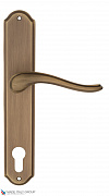 Дверная ручка на планке Fratelli Cattini "LAVERA" CYL PL02-BY матовая бронза