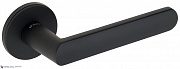Дверная ручка на круглом основании Fratelli Cattini "NEVADA" 7FS-NM матовый черный