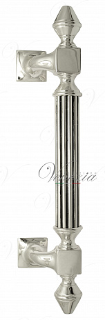 Ручка скоба Venezia "IMPERIONE" 365мм (235мм) натуральное серебро + черный