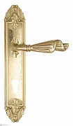 Дверная ручка Venezia "OPERA" CYL на планке PL90 полированная латунь