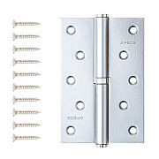 Петля врезная Apecs 120*80-B-Steel-CRS-R