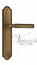 Дверная ручка Venezia "MOSCA" на планке PL98 матовая бронза