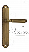 Дверная ручка Venezia "MOSCA" на планке PL98 матовая бронза