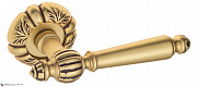 Дверная ручка Venezia "PELLESTRINA" D5 французское золото + коричневый