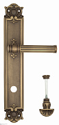 Дверная ручка Venezia "IMPERO" WC-4 на планке PL97 матовая бронза