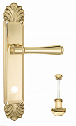 Дверная ручка Venezia "CALLISTO" WC-2 на планке PL87 полированная латунь