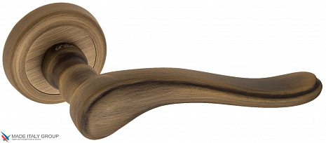 Дверная ручка на круглом основании Fratelli Cattini "LAVERA" D1-BY матовая бронза