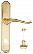 Дверная ручка на планке Fratelli Cattini "LAVERA" WC-2 PL02-OLV полированная латунь