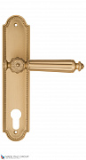 Дверная ручка на планке Fratelli Cattini "TORCELLO" CYL PL248-BS матовая латунь