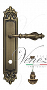 Дверная ручка Venezia "GIFESTION" WC-4 на планке PL96 матовая бронза