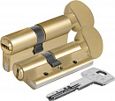Цилиндровый механизм с вертушкой 164 DBM-E/70 (30+10+30) mm латунь 5 ключей