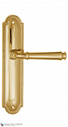Дверная ручка на планке Fratelli Cattini "FARFALLA" PL248-OLV полированная латунь