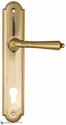Дверная ручка на планке Fratelli Cattini "TOSCANA" CYL PL257-OLV полированная латунь