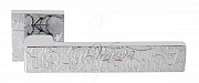 Дверная ручка Venezia Unique "BILBAO DECOR" полированный хром