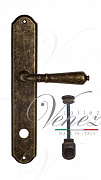 Дверная ручка Venezia "VIGNOLE" WC-2 на планке PL02 античная бронза