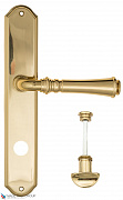Дверная ручка на планке Fratelli Cattini "GRACIA" WC-2 PL02-OLV полированная латунь