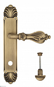 Дверная ручка Venezia "FLORENCE" WC-2 на планке PL87 матовая бронза