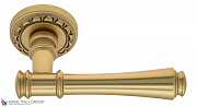 Дверная ручка Venezia "CALLISTO" D2 французcкое золото + коричневый