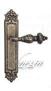 Дверная ручка Venezia "LUCRECIA" на планке PL96 античная бронза