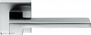 Дверная ручка на квадратном основании COLOMBO Zelda MM11RSB-CM матовый хром
