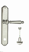 Дверная ручка Venezia "PELLESTRINA" WC-2 на планке PL02 полированный хром