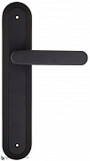 Дверная ручка на планке Fratelli Cattini "PIPPA" PL288-NM матовый черный