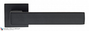 Дверная ручка на квадратном основании Fratelli Cattini "BOOM" 8-NM матовый черный