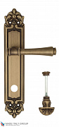 Дверная ручка Venezia "CALLISTO" WC-4 на планке PL96 матовая бронза