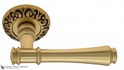 Дверная ручка Venezia "CALLISTO" D4 французcкое золото + коричневый