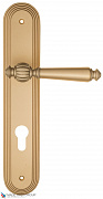 Дверная ручка на планке Fratelli Cattini "MARANI" CYL PL288-BS матовая латунь