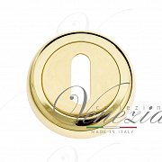 Накладка дверная под ключ буратино Venezia KEY-1 D1 полированная латунь (2шт.)